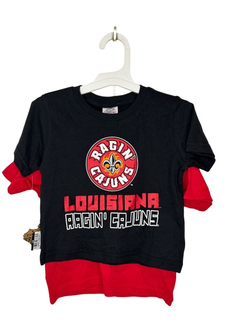 NWT 2-pack Short Sleeve Tees, Louisiana Ragin' Cajuns 2T MSRP $24.99